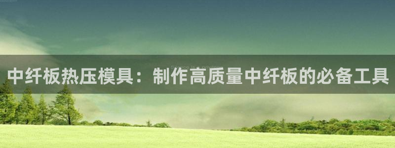 emc频率：中纤板热压模具：制作高质量中纤板的必备工具