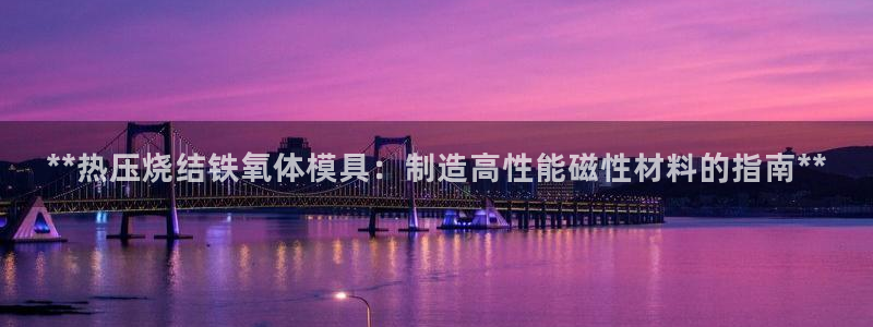 emc易倍电竞：**热压烧结铁氧体模具：制造高性能磁性材
