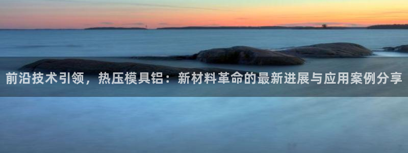 易倍达科技有限公司官网：前沿技术引领，热压模具铝：新材料